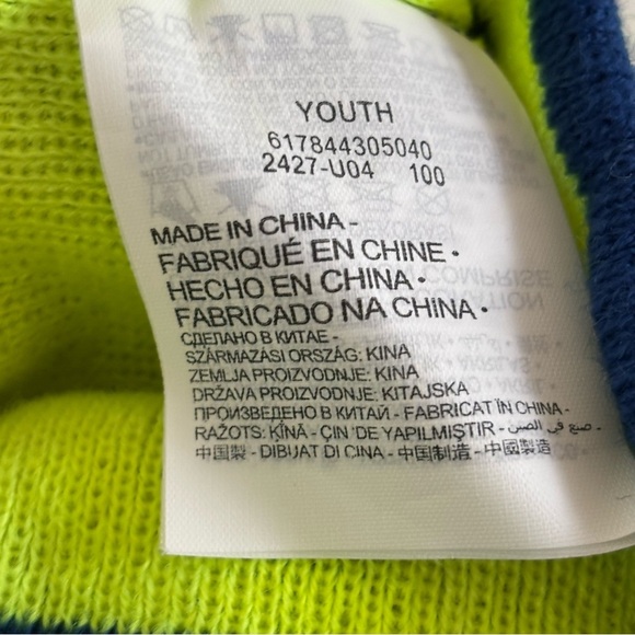 Nike kids youth blue yellow beanie hat - Picture 4 of 7